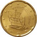 Кипр 20 евроцентов 2011 год - Судно «Кирения»