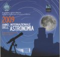 Набор из 9 евромонет Сан-Марино 2009 год - Международный год астрономии (в буклете)