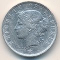 Либерия 25 центов 1906 год