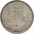 Мексика 50 сентаво 2012 год