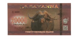 Саванна - 20000 франков 2016 год - Буйвол