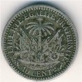 Гаити 10 сантимов 1882 год