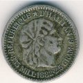 Гаити 10 сантимов 1882 год