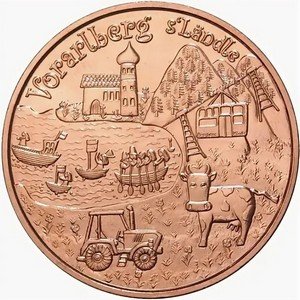 Австрия 10 евро 2013 год - Земли Австрии - Форарльберг
