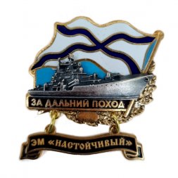 Знак За дальний поход. ЭМ "Настойчивый"