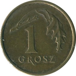 Польша 1 грош 2009 год