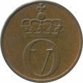 Норвегия 1 эре 1971 год - Король Улаф V