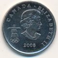 Канада 25 центов 2008 год - Бобслей