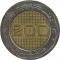 Алжир 200 динаров 2012 год - 50 лет Независимости