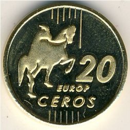 Болгария 20 евроцентов 2004 год