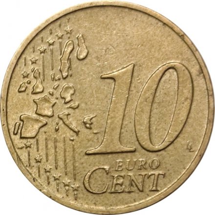 Германия 10 евроцентов 2003 год (A)
