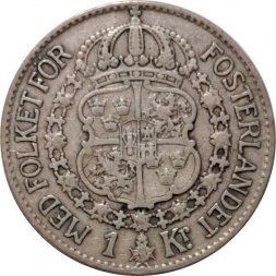 Швеция 1 крона 1932 год