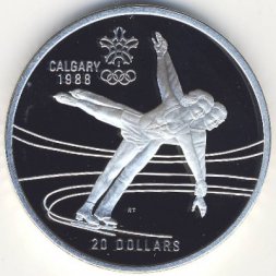 Канада 20 долларов 1987 год