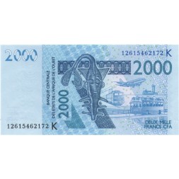 Сенегал 2000 франков 2003 год (K) - UNC