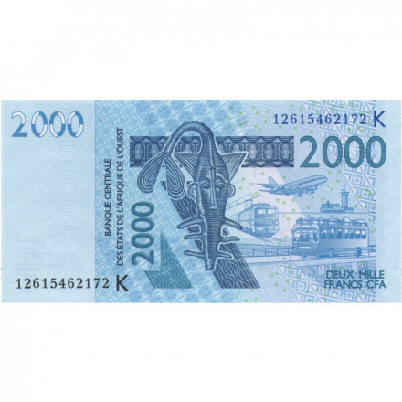 Сенегал 2000 франков 2003 год (K) - UNC