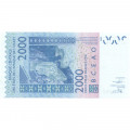 Сенегал 2000 франков 2003 год (K) - UNC