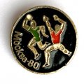 Значок. Олимпийские игры 1980. Гандбол