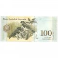 Венесуэла 100000 боливар 2017 год - Симон Боливар. Огненный чиж - UNC