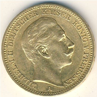 Пруссия 20 марок 1894 год