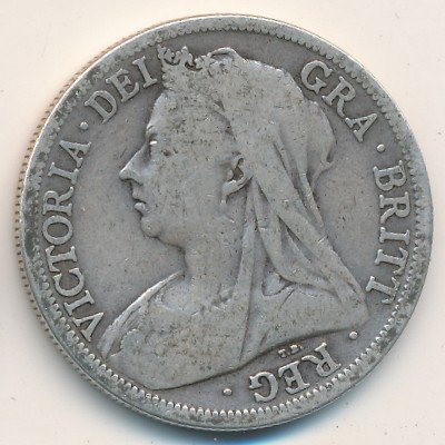 Великобритания 1/2 кроны 1899 год
