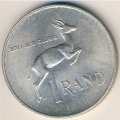 ЮАР 1 рэнд 1967 год - Хендрик Френч Фервурд (SUID-AFRIKA)