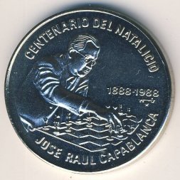 Куба 1 песо 1988 год