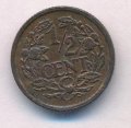 Нидерланды 1/2 цента 1940 год