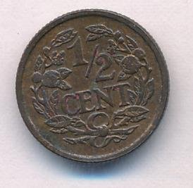 Нидерланды 1/2 цента 1940 год