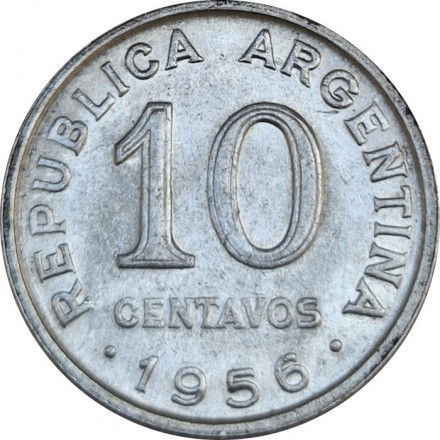 Аргентина 10 сентаво 1956 год
