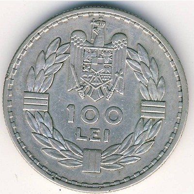 Румыния 100 леев 1932 год