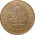 ФРГ 10 пфеннигов 1990 год (G)