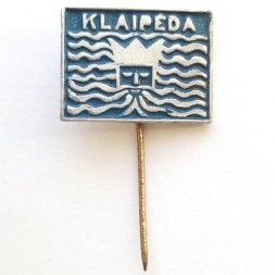 Значок-иголка Клайпеда Klaipeda. Литва. Нептун