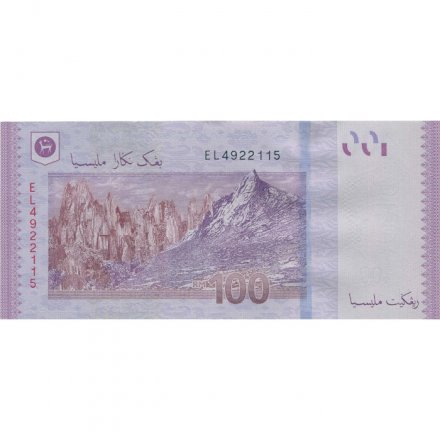Малайзия 100 ринггит 2019 год - Тунку Абдул Рахман UNC