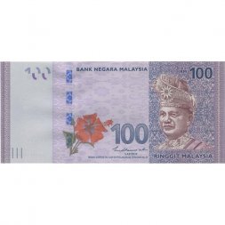 Малайзия 100 ринггит 2019 год - Тунку Абдул Рахман UNC