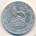 Великобритания 1 шиллинг 1909 год