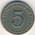 Панама 5 сентесимо 1982 год