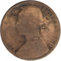 Великобритания 1 пенни 1893 год (бронза, коричневый цвет)