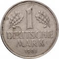 ФРГ 1 марка 1981 год (G)