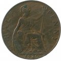 Великобритания 1/2 пенни 1920 год