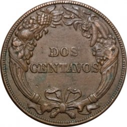 Перу 2 сентаво 1919 год