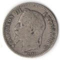 Франция 50 сантимов 1864 год - Император Наполеон III (A)