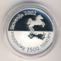 Словения 2500 толаров 2002 год