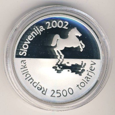 Словения 2500 толаров 2002 год