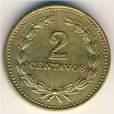 Сальвадор 2 сентаво 1974 год