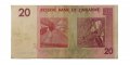 Зимбабве 20 долларов 2007 год - F-VF