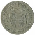 Великобритания 1/2 кроны 1908 год 