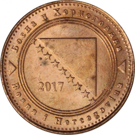 Босния и Герцеговина 20 фенингов 2017 год  