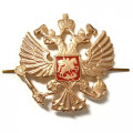 Кокарда на тулью фуражки офицеров Вооруженных Сил РФ. МВД РФ (Орел РФ)
