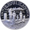 США 1/2 доллара 1986 год - 100 лет Статуе Свободы (S)