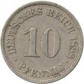 Германия 10 пфеннигов 1888 год (A)